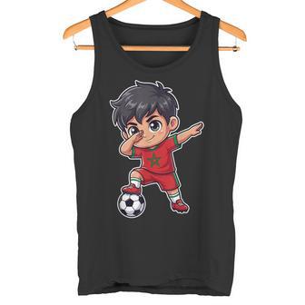 Drapeau Du Maroc Kid Goal Cartoon Maroc Pour Enfants Débardeur e - Cadeauxyz
