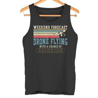 Drone Pilot Retro Vintage Tank Top | Mazezy