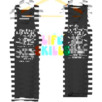 Early Childhood Special Education Dream Life Skills Teacher Tank Top | Mazezy