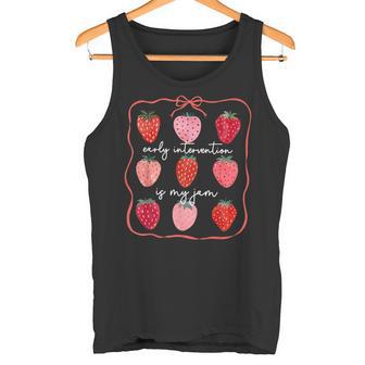 Early Intervention Is My Jam Early Intervention Teacher Tank Top | Mazezy