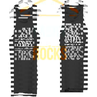 Easily Distracted By Rocks Geologist Paleontologist Geology Tank Top | Mazezy