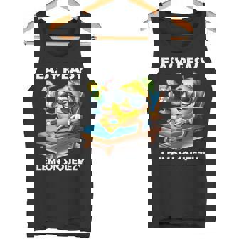 Easy Peasy レモンスクイーズ 長袖tシャツ タンクトップ - Kawaiitshirt