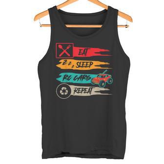 Eat Sleep RC Cars Repeat RC Car Tank Top | Mazezy