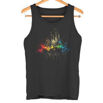 Ecualizador De Música Colorida Techno Trance Camiseta sin mangas - Regaloses