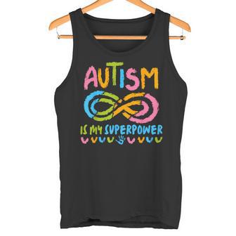 El Autismo Es Miuperpoder Traje De Concienciaobre El Autismo Para El Día Del Autismo Camiseta sin mangas - Regaloses