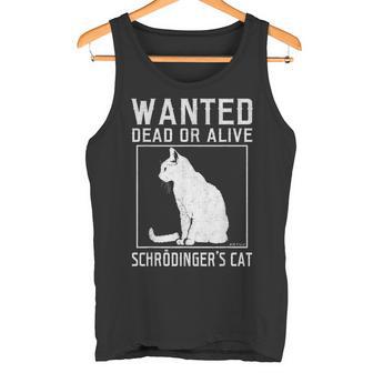 El Gato Dechrödinger Buscaba Un Gato Muertoivo Físico Camiseta sin mangas - Regaloses