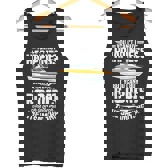 Electric Remote Control Boat Happiness RC Boat Captain Tank Top | Mazezy