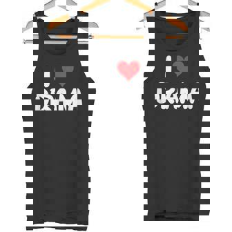 Me Encanta El Drama Corazón Actuación De Teatro Improvisado Club De Actores Interinos Camiseta sin mangas - Regaloses