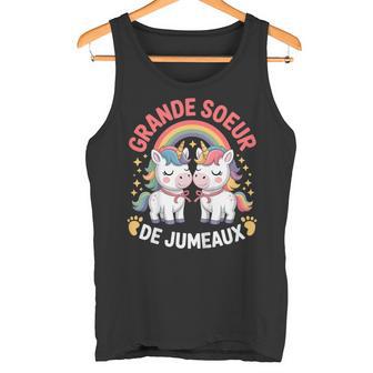 Enfant Grandeœur De Jumeaux Licornes Annonce Grossesse Débardeur e - Cadeauxyz