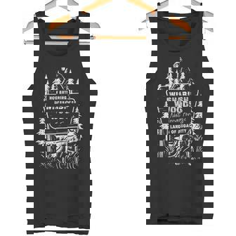 Now Entering Iwishabish Woods National Forest Land Tee Tank Top | Mazezy