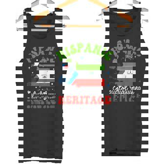 Equatorial Guinea Pride Flag Hispanic Heritage Month Tank Top Tank Top | Mazezy
