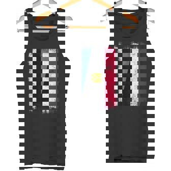 Estonia Egypt Half Flag Estonian Egyptian Heritage Tank Top | Mazezy