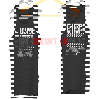 Evidence Forensic Investigation Crime Scene Investigator Tank Top | Mazezy