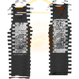 Fall In Love With American Football Touchdown Season -Grunge Tank Top | Mazezy
