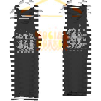 Fall Social Worker Autumn Clinical Social Work Thanksgiving Tank Top Tank Top | Mazezy