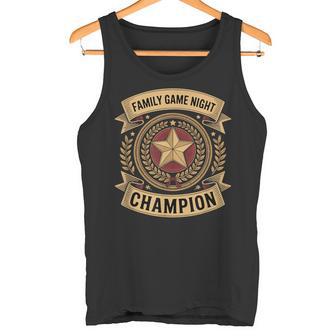 Family Game Night Champion For Card Word Or Board Games Tank Top | Mazezy