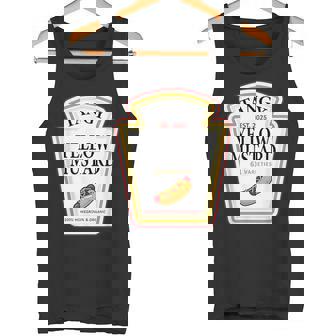 Family Halloween Group Condiments Tangy Yellow Mustard Tank Top | Mazezy