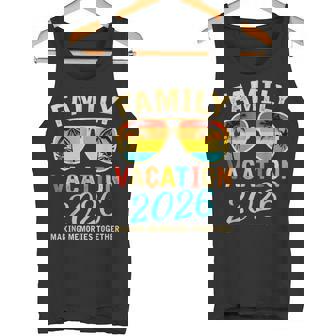 Family Vacation 2026 Beach Matching Summer Vacation 2026 Tank Top | Mazezy