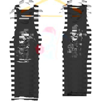 Faucheuse Amusante En Costume De Noël Pour Laaison De Noël Débardeur e - Cadeauxyz