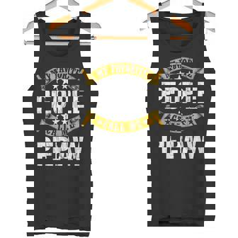 My Favorite People Call Me Pepaw Vintage Fathers Day Tank Top | Mazezy