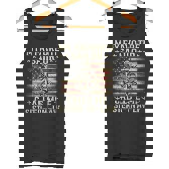 My Favorite Sailor Calls Me Sister-In-Law US Family Matching Tank Top | Mazezy