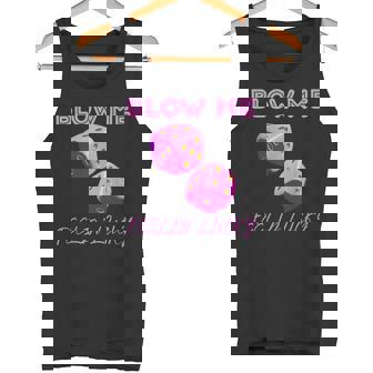 Feelin' Lucky Casino Dice Craps Poker Retro Graphic Tank Top | Mazezy