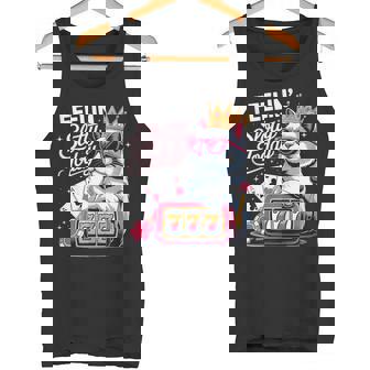 Feeling Slotty Today Gambling Slot Machine Casino Cat Tank Top | Mazezy
