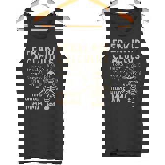 Feral Kid Calculus Snacks² Screams³ Nap Tank Top | Mazezy