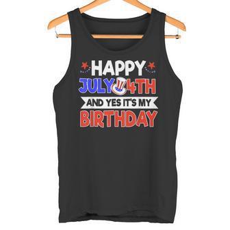 Fêtes D'anniversaire Du 4 Juillet Drapeau Américain Débardeur e - Cadeauxyz