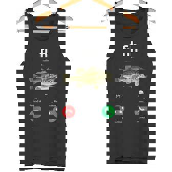 Fih Calling Decline Accept Phone Call Misspelled Fish Tank Top | Mazezy
