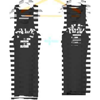 Finnish Flag Tourist Holiday Destination Finland Flag Tank Top Tank Top | Mazezy
