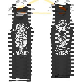 First Of All I'm A Delight アライグマ 看護師 面白い 長袖tシャツ タンクトップ - Kawaiitshirt