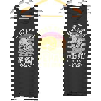 First Time Pepaw Est 2026 For New Papa Fathers Day Tank Top | Mazezy