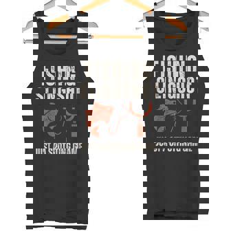 Fishing Slingshot Just a Spotting Game For Anglers Tank Top | Mazezy