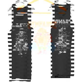 Fitness Gympanse Deadlift Workout Training Gymを行っています タンクトップ - Kawaiitshirt