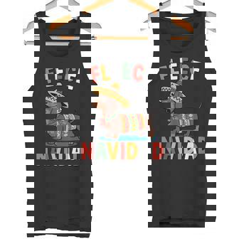 Fleece Navidad Mexican Fiesta Dachshund Christmas Mama Tank Top | Mazezy