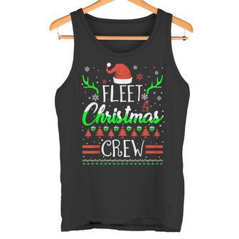 Fleet Christmas Crew Matching X-Mas Fleet Manager Tank Top | Mazezy