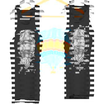 Flying Lantern Sky Aviation Hot Air Balloon Tank Top Tank Top | Mazezy