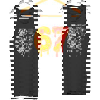 Foodie Number Pizza 6 And Spicy Chicken 7 Tank Top | Mazezy