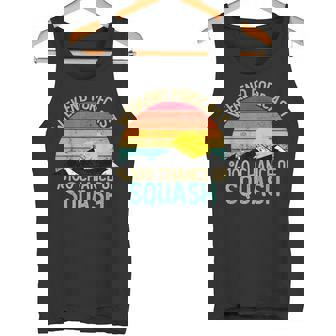 Weekend Forecast Squash Shirts Retro Squash Tank Top | Mazezy