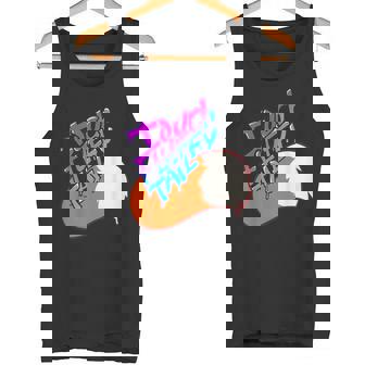 Fox Quote Touch Fluffy Tail Classic Animal Graffiti Tank Top | Mazezy