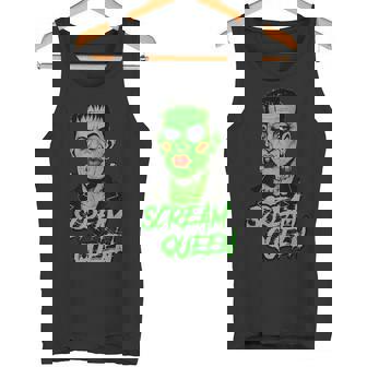 Frankenstein Scream Queen Halloween Gay Horror Monster Tank Top | Mazezy