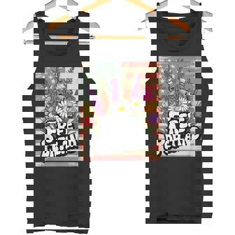 Free Portland American Flag Wildflower Protest Tank Top | Mazezy