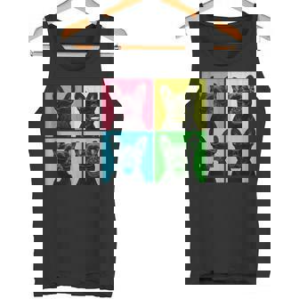 French Bulldog Pop Art Frenchie Dog Lover Photo Booth Tank Top Tank Top | Mazezy