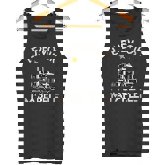 French Trucker Quote Le Devoir M’Appelle Humor Tank Top | Mazezy