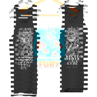 Frostbitten Fury ICY Santa Winter Dark Holiday Tank Top | Mazezy