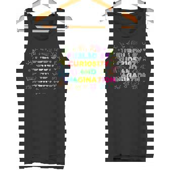 Fueled By Curiosity And Imagination Kids Teens Tank Top | Mazezy