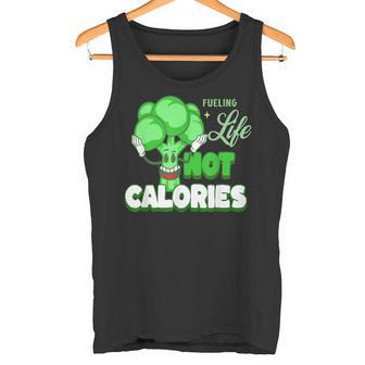 Fueling Life Not Calories Healthy Food Broccoli Tank Top | Mazezy