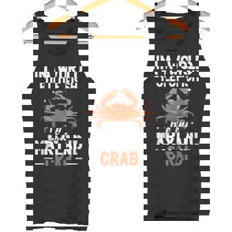 Fun In A World Full Of Fish Be The Maryland Grab Tank Top Tank Top | Mazezy