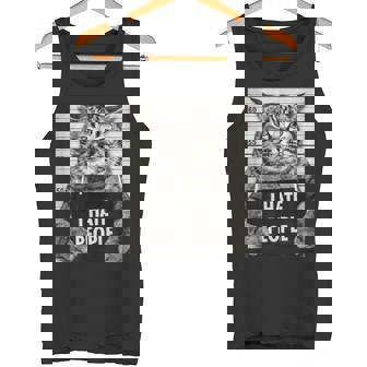 Cats Picture I Hate Peopleaying タンクトップ - Kawaiitshirt